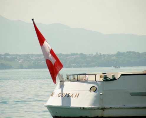 drapeau suisse - Général Guisan - CGN