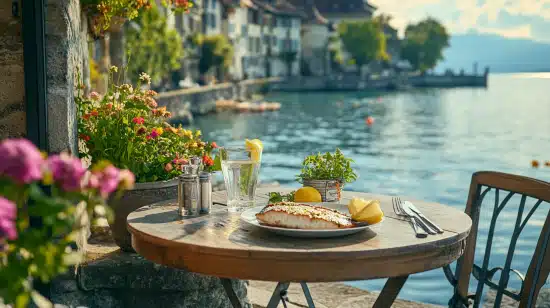 Restaurants à Yvoire où déguster les poissons du lac Léman